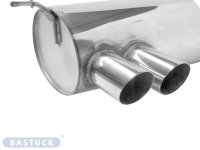 Bastuck Rear silencer with double tailpipes LH 2 x...