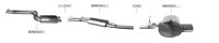 Bastuck Centre silencer - BMW 3 Series E46 325i Compact