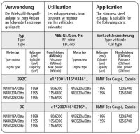 Bastuck Endschalldämpfer mit Doppel-Endrohr LH - BMW 3er Serie E90/E91/E92/E93 316d/318d/i/320d/i/si/325d/i/330d/i