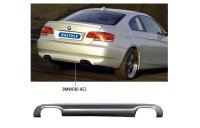 Bastuck Rear valance insert with cut-out for 2x double tailpipe exit, can be painted body colour - BMW 3 Series E90/E91/E92 335d/i (Models w/o M-Bumper only)