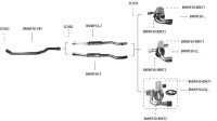 Bastuck Front silencer - BMW 3 Series F30 1.6T/2.0T/3.0T/Diesel / BMW 4 Series F32 2.0T/3.0T/Diesel