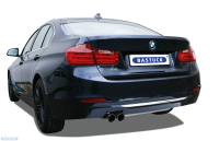 Bastuck Endschalldämpfer mit Doppel-Endrohr 20° schräg 2x Ø 76 mm - BMW 3er Serie F30/F31 1.6T/2.0T/Diesel / BMW 4er Serie F32/F33/F36 2.0T/Diesel