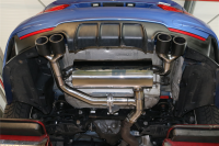 Bastuck Endschalldämpfer mit Abgasklappe und Doppel-Endrohr 2 x Ø 85 mm LH + RH Carbon - BMW 3er Serie F30/F31 1.6T/2.0T/3.0T / BMW 4er Serie F32/F33/F36 2.0T/3.0T