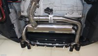 Bastuck Rear silencer with exhaust flap and double tailpipe 2 x Ø 85 mm LH + RH Carbon - BMW 3 Series F30/F31 1.6T/2.0T/3.0T / BMW 4 Series F32/F33/F36 2.0T/3.0T