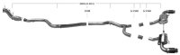 Bastuck motorsport exhaust system - 19+ BMW 3 Series G20...