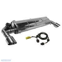 Bastuck Rear silencer with simple tailpipe 1x Ø...