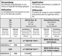 Bastuck Paar Verbindungsrohre - 19+ BMW 3er Serie G20/G21 M340i (xDrive) (nur Modelle ohne Partikelfilter)