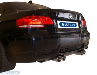 Bastuck Rear silencer with double tailpipes 2 x Ø 85 mm LH + RH (with RACE look) - BMW 3 Series E90 M3