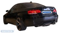 Bastuck Rear silencer with double tailpipes 2 x Ø 85 mm LH + RH (with RACE look) - BMW 3 Series E90 M3