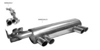 Bastuck Rear silencer with 2 x 2 tailpipes Ø 76 mm...