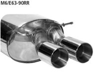 Bastuck Rear silencer RH with double tailpipe 2 x...