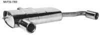 Bastuck Rear silencer with single tailpipe 1 x Ø 90 mm LH+RH - Mini One First / One / Cooper F56