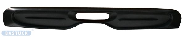 Bastuck Rear valance attachment with central cut out for 1 x double tailpipes central Black matt, ready to paint - Mini One First / One / Cooper F56