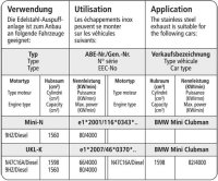 Bastuck Endschalldämpfer LH mit Einfach-Endrohr 1 x Ø 90 mm  - Mini Clubman R56