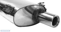 Bastuck Rear silencer RH with single tailpipe 1 x...