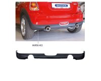 Bastuck Rear valance insert with cut-out for double tailpipe LH+RH exit, can be painted body colour - Mini Cooper One R56