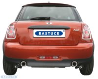 Bastuck Rear valance insert with cut-out for double tailpipe LH+RH exit, can be painted body colour - Mini Cooper One R56