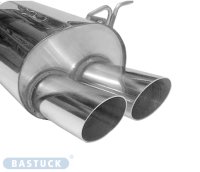 Bastuck Rear silencer with double tailpipes 2 x Ø...