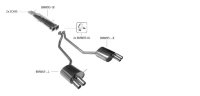 Bastuck Tube replacing front silencer - BMW X5 E53 6-Cylinder Petrol