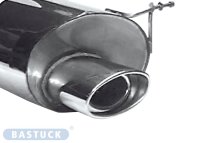 Bastuck Rear silencer with single tailpipe oval 153 x 95...