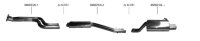 Bastuck Rear silencer with single tailpipe oval 153 x 95...