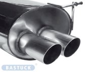 Bastuck Rear silencer with double tailpipes 2 x Ø...