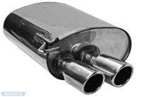 Bastuck Rear silencer with double tailpipe with inward...