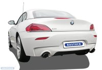 Bastuck Rear silencer with single tailpipe 1 x Ø 100 mm cut 30° (RACE look) RH right side - BMW Z4 E89 Bi-Turbo sDrive35i/sDrive35is