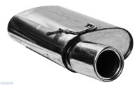 Bastuck Rear silencer with single tailpipe with insert 1...