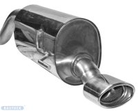 Bastuck Rear silencer with single tailpipe oval 120 x 80...