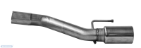 Bastuck Rear tailpipe with single exit with insert for LH...