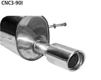 Bastuck Rear silencer with single tailpipe 1 x Ø...