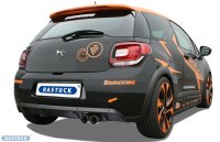 Bastuck Rear silencer with double tailpipes 2 x Ø 85 mm (RACE design) - Citroen DS3 Turbo THP/Racing