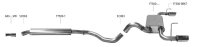 Bastuck Rear silencer transverse with double tailpipe 2 x...