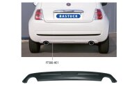 Bastuck Rear valance insert - can be painted body colour, with cut out for single tailpipe LH+RH - Fiat 500