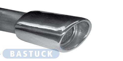 Bastuck Rear silencer with single tailpipe oval 120 x 80 mm left side - Ford Cougar