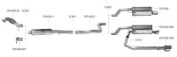 Bastuck Flexible link pipe - 08+ Ford FIesta JA8 1.4/1.6