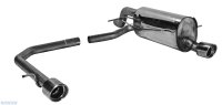 Bastuck Endschalldämpfer mit Einfach-Endrohr RH 1 x Ø 90 mm, 20° schräg geschnitten - 08+ Ford Fiesta JA8