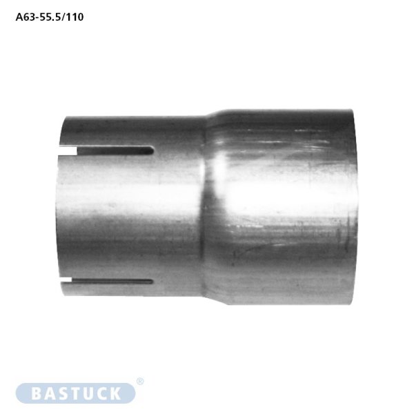 Bastuck Adapter Ø 63.5 mm Aussenseite (ungeschlitzt) zu Ø 55.5 mm