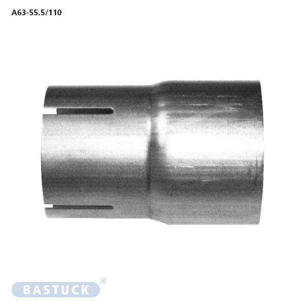 Bastuck Adapter Ø 63.5 mm Outside (unslotted) to Ø 55.5 mm