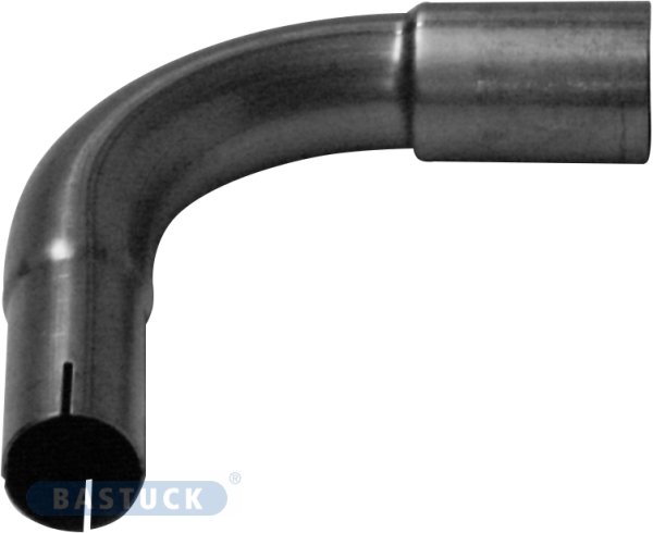 Bastuck Link pipe rear silencer on original system - Ford Fiesta JHH 1.0 EcoBoost