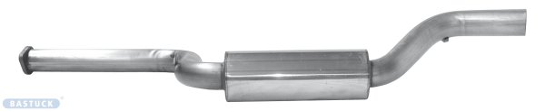 Bastuck Central silencer - 05+ Ford Focus 2 ST