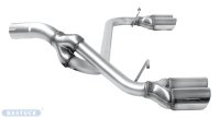 Bastuck Double tailpipes with inward curl, cut 20° 2...