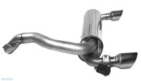 Bastuck Rear silencer with single exit 1 x Ø 100...