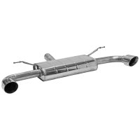 Bastuck Rear silencer with simple tailpipe 1x Ø...