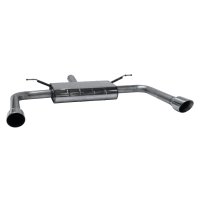 Bastuck Rear silencer with simple tailpipe 1x Ø...