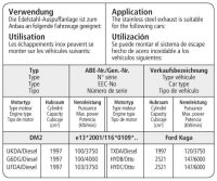 Bastuck Central silencer - Ford Kuga Petrol