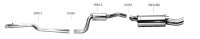 Bastuck Rear silencer with single tailpipe 1 x Ø 90 mm - Ford Puma