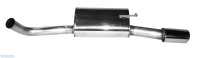 Bastuck Rear silencer with single tailpipe oval 120 x 80...