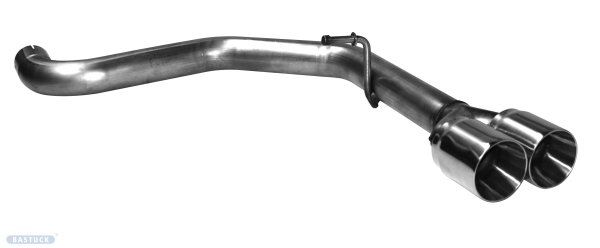 Bastuck Rear pipe with double exit 2 x Ø 85 mm RH (RACE look) - Kia Ceed GT Line JD Sportswagon